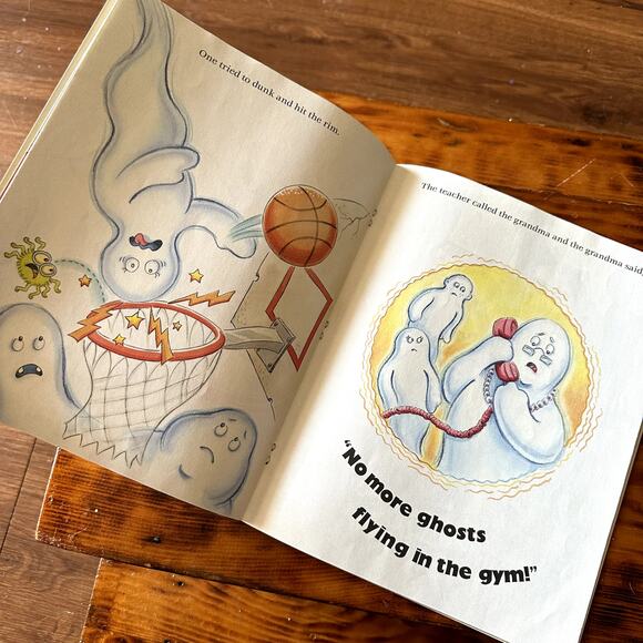 Scholastic Five Spooky Ghosts Playing Tricks At School Paperback Book - Picture 5 of 8